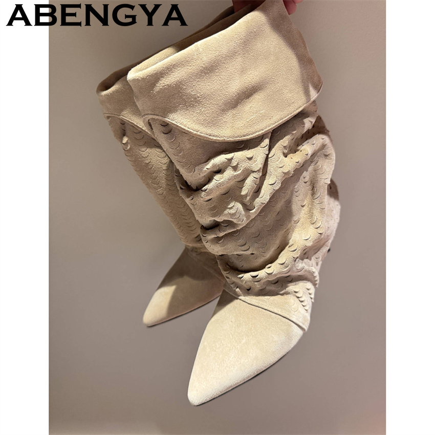 Women's Mid Calf Short Boots 2 - đánh giá và giá Ethnic Fashion Women