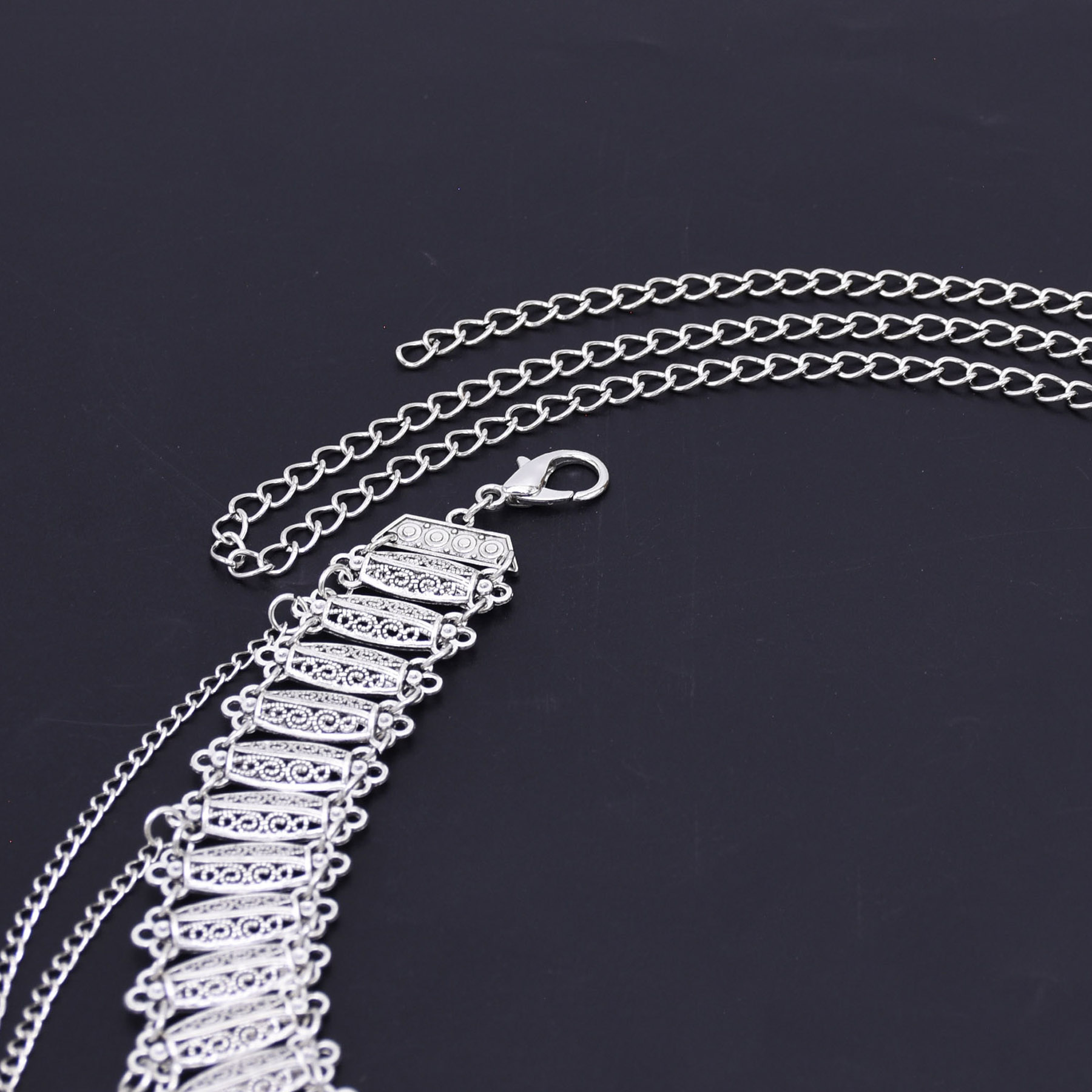 Niche Retro Design Silver Carv - đánh giá và giá Ethnic Fashion Design