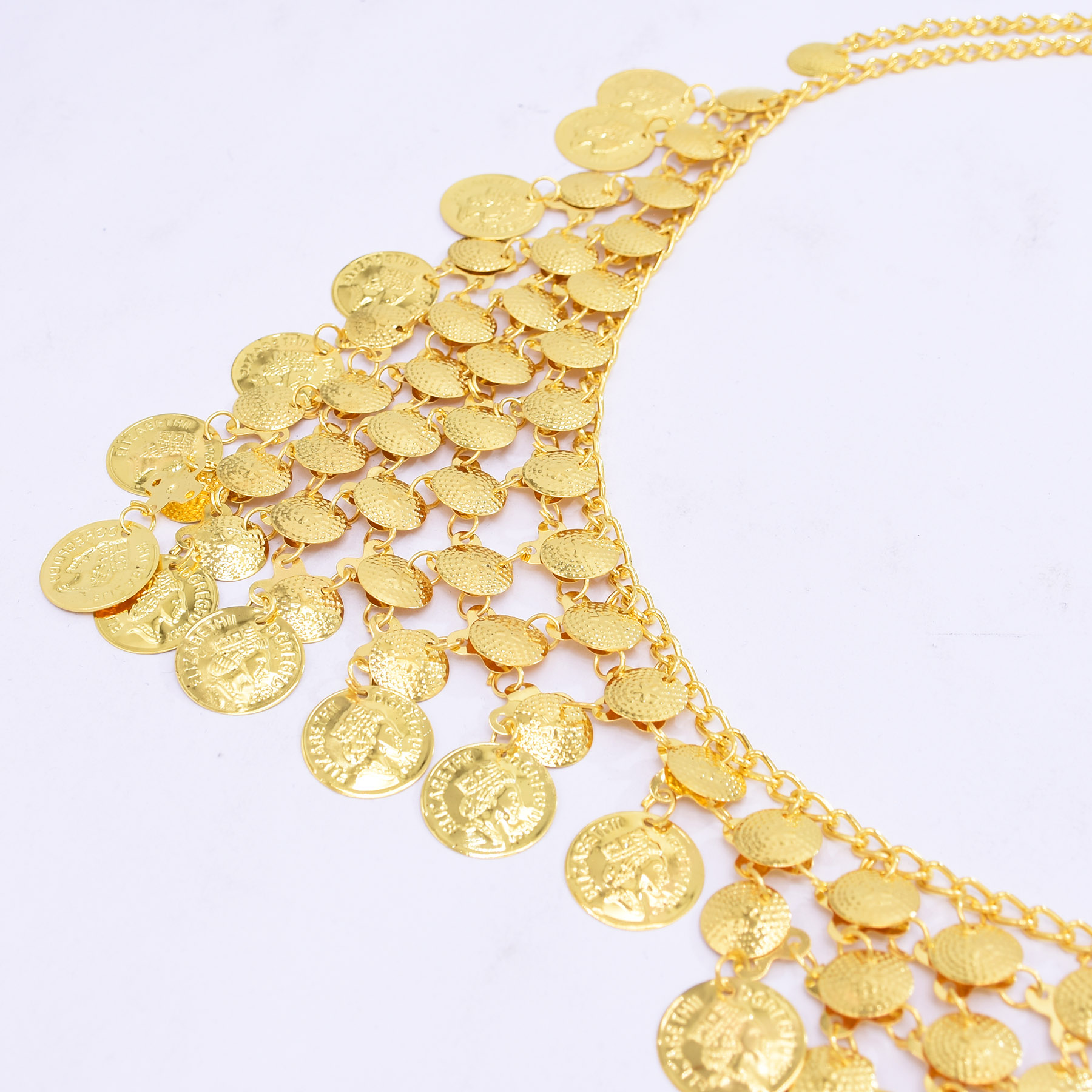 Trendy Luxury Gold Coin Pendan - đánh giá và giá Ethnic Fashion Co In