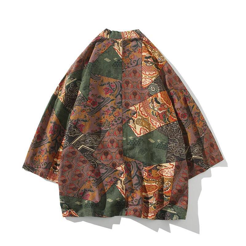 Ethnic Style Print Yukata Men  - đánh giá và giá Ethnic Fashion Women